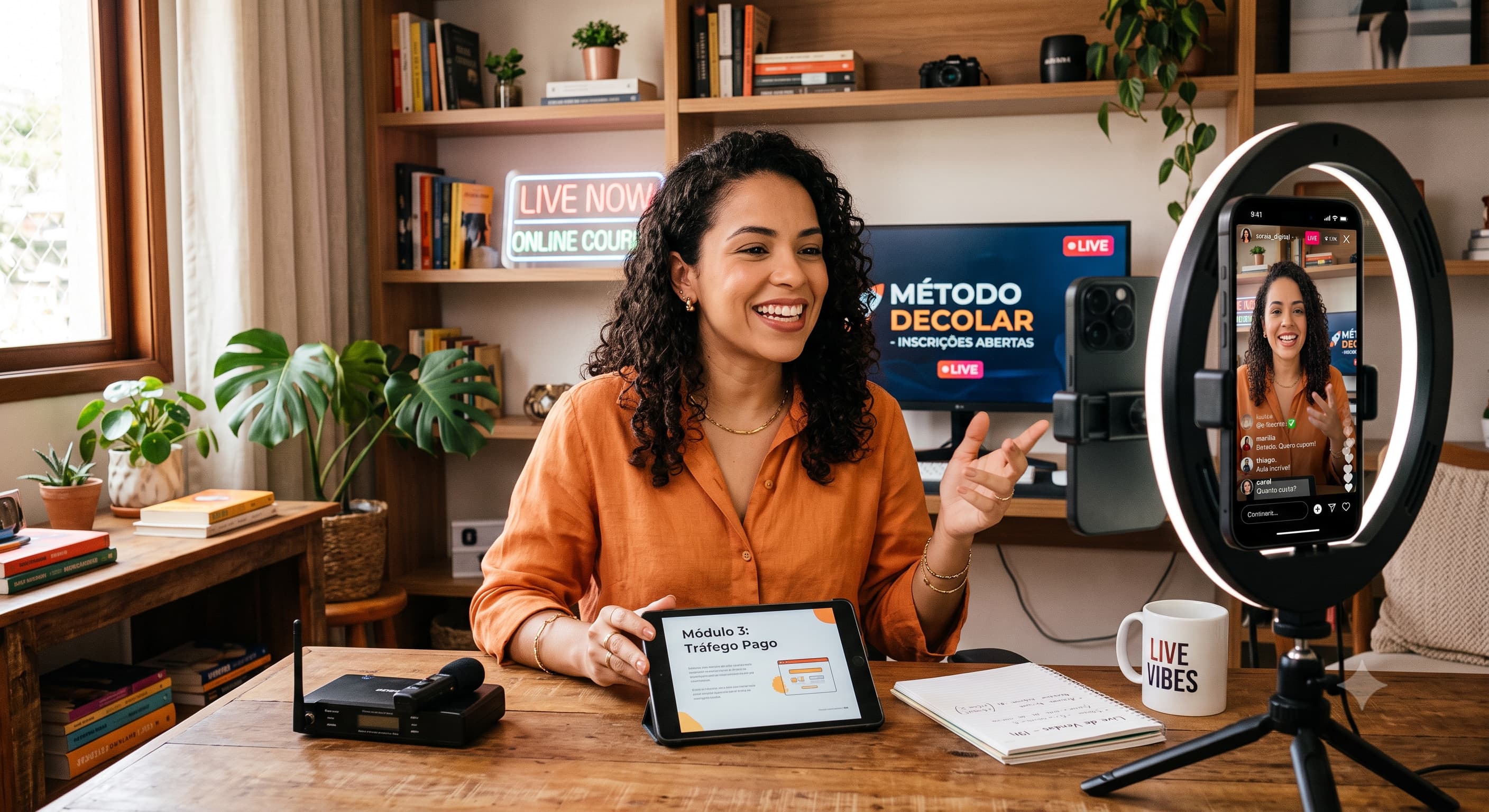 Educadores e cursos online
